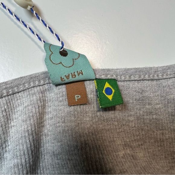 [FARM Rio] Gray Halter Crop Top - Picture 7 of 7